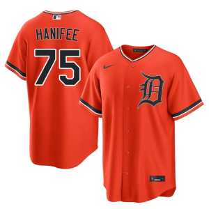 Brenan Hanifee The Tiges Orange New Men's #75 Jerseys 856435-438 - Image 1