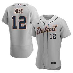 Casey Mize Mens D Tigs #12 Gray Replica Jersey 956918-414 - Image 1