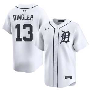 Dillon Dingler Mens #13 D Tigs New White Jersey 308467-686 - Image 1