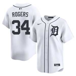 Jake Rogers The Bengals Men Player #34 White Jersey 202734-553 - Image 1