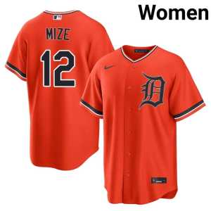 Casey Mize Women Player Orange #12 D Tiges Jersey 736708-719 - Image 1