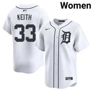 Colt Keith White The Bengals Women's Player #33 Jersey 947110-111 - Image 1