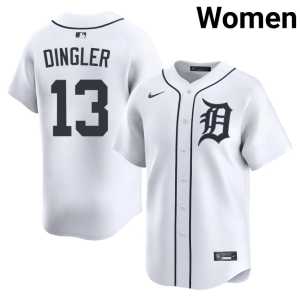 Dillon Dingler The D White New #13 Women's Jersey 880529-555 - Image 1