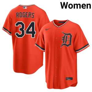 Jake Rogers D Bengals Womens Orange New #34 Jersey 416615-919 - Image 1