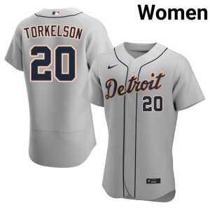 Spencer Torkelson The Bengals Gray 2026-27 Womens #20 Jersey 652780-585 - Image 1