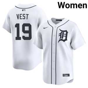 Will Vest #19 D Tiges White Authentic Womens Jersey 387645-596 - Image 1