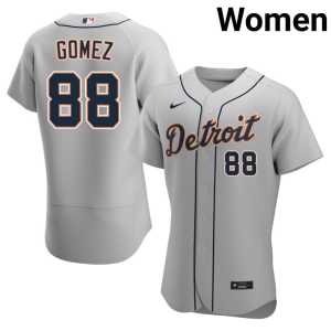 Yendy Gomez Womens D Bengals Gray Stitched #88 Jerseys 166421-364 - Image 1