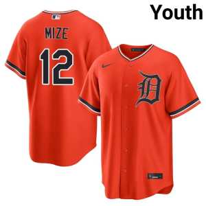 Casey Mize Youth New The Bengals Orange #12 Jerseys 827775-938 - Image 1