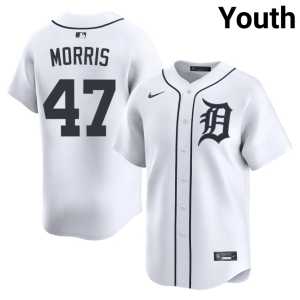 Jack Morris Limited White D Bengals Youth #47 Jersey 489660-884 - Image 1