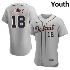 Jahmai Jones #18 Youth Gray 2026 The Tiges Jerseys 486490-930 - Image 1