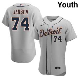 Kenley Jansen D Bengals #74 MLB Youth Gray Jersey 805775-962 - Image 1