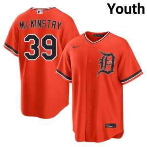 Zach McKinstry Orange 2026-27 Youth #39 Detroits Jerseys 194965-315 - Image 1