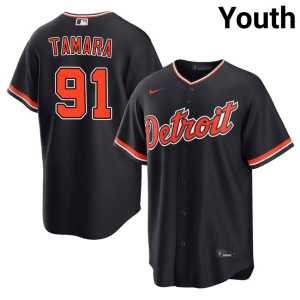 Martin Tamara Player DET Tigers Navy #91 Youth Jersey 872388-398 - Image 1